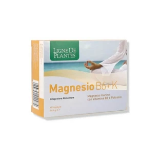 Magnesio B6+K, 60 cápsulas - complemento energético