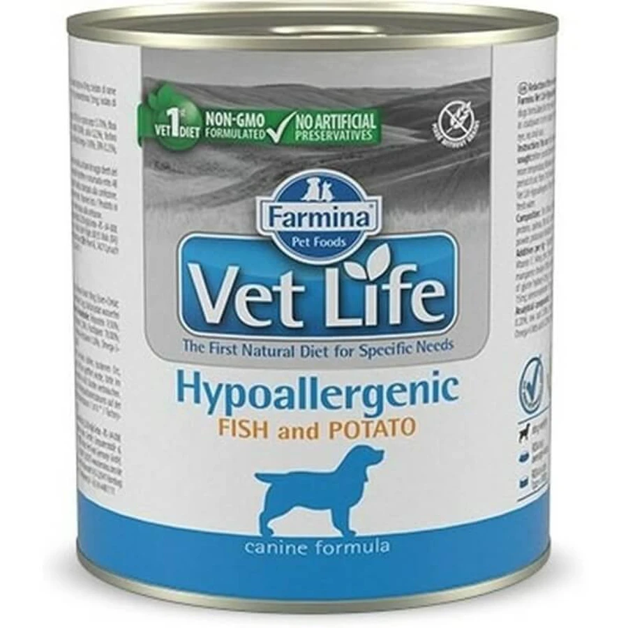 Farmina Vet Life Hypoallergenic Fish and Potatoes - Hypoallergeen hondenvoer voor honden met voedselintoleranties, 300 g