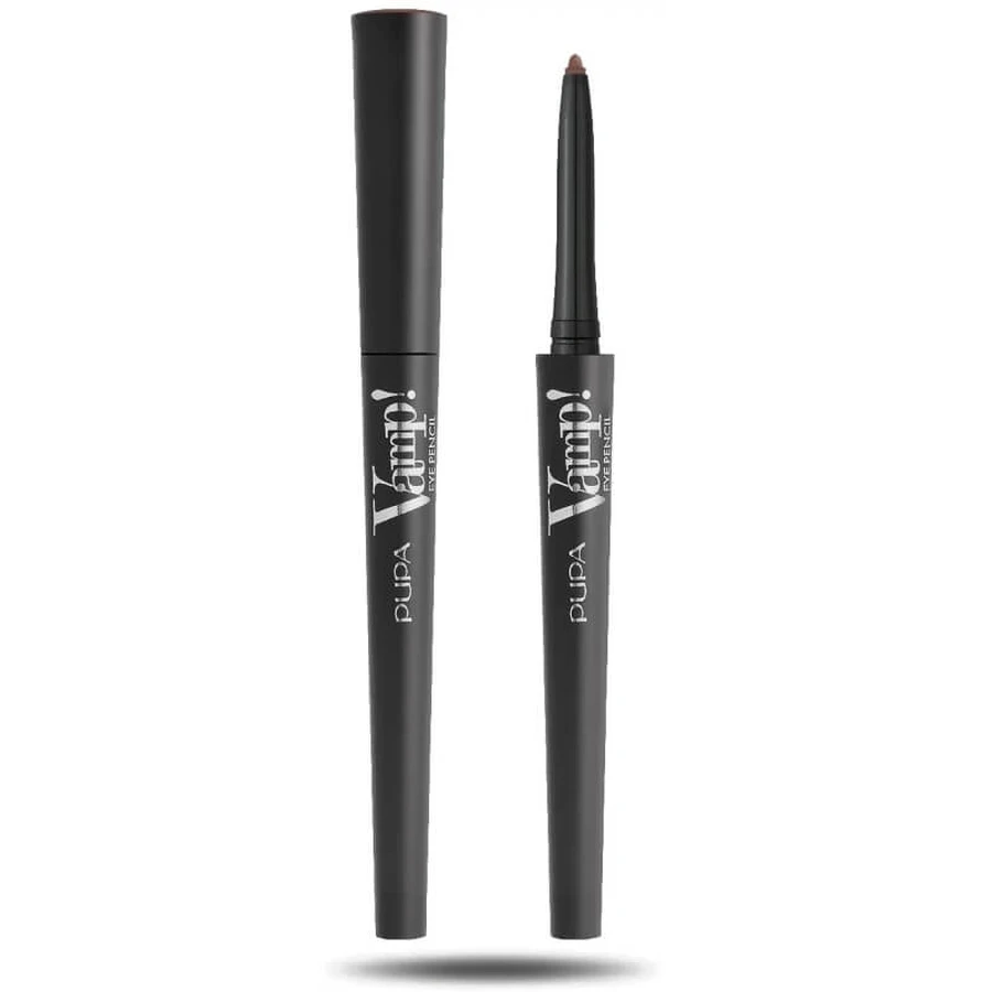 Pupa Vamp! Eye Pencil - 2-in-1 Waterproof Eye Pencil No. 201 Hot Chestnut