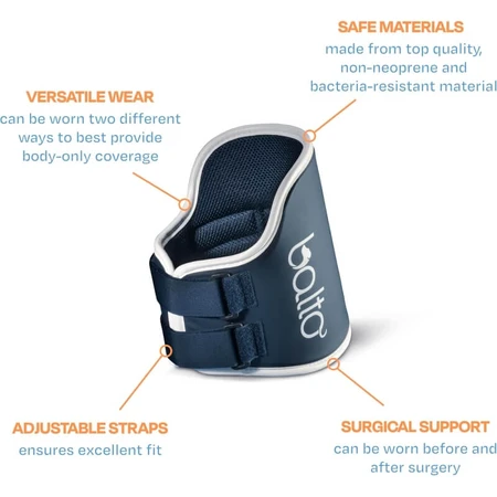 Balto Neck - Rigid Orthopedic Protective Collar for Recovery, Size XL