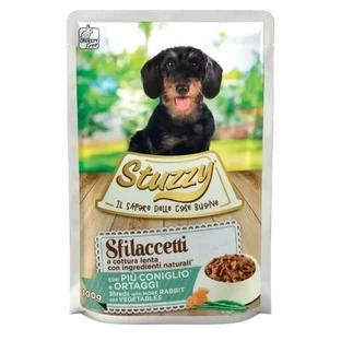 Stuzzy: tiras de conejo y verduras - Alimento completo para perros adultos, 100 g