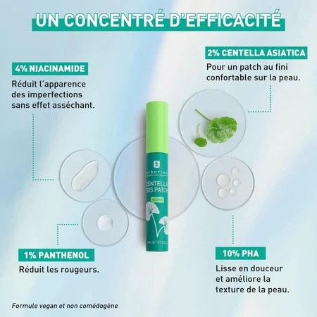 Erborian Centella SOS-pleister – Behandeling tegen huidonzuiverheden 9 ml