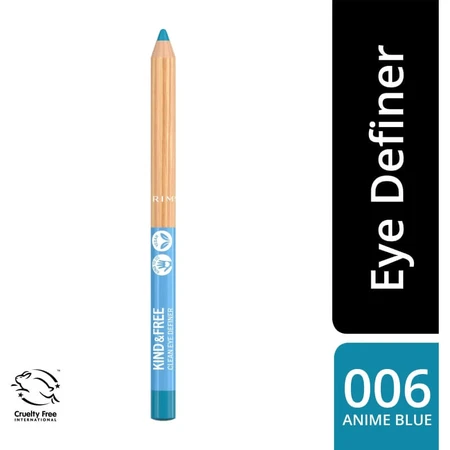 Rimmel Kind & Free Clean Eye Definer - Crayon pour les yeux n° 06 Anime Blue