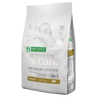 Nature's Protection Superior Care White Care Adult Small and Mini mit Lamm – Trockenfutter für kleine erwachsene Hunde mit weißem Fell, 1,5 kg