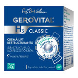 Gerovital H3 Classic Feuchtigkeitsspendende Nachtcreme, 50 ml, Farmec