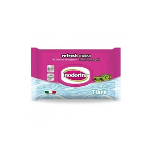 Inodorina Refresh Extra Tiare Flower Cleansing Wipes, 40 wipes