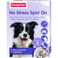 Beaphar No Stress Spot-On para perros: fórmula calmante y antiestrés con valeriana, efecto duradero, 3 pipetas