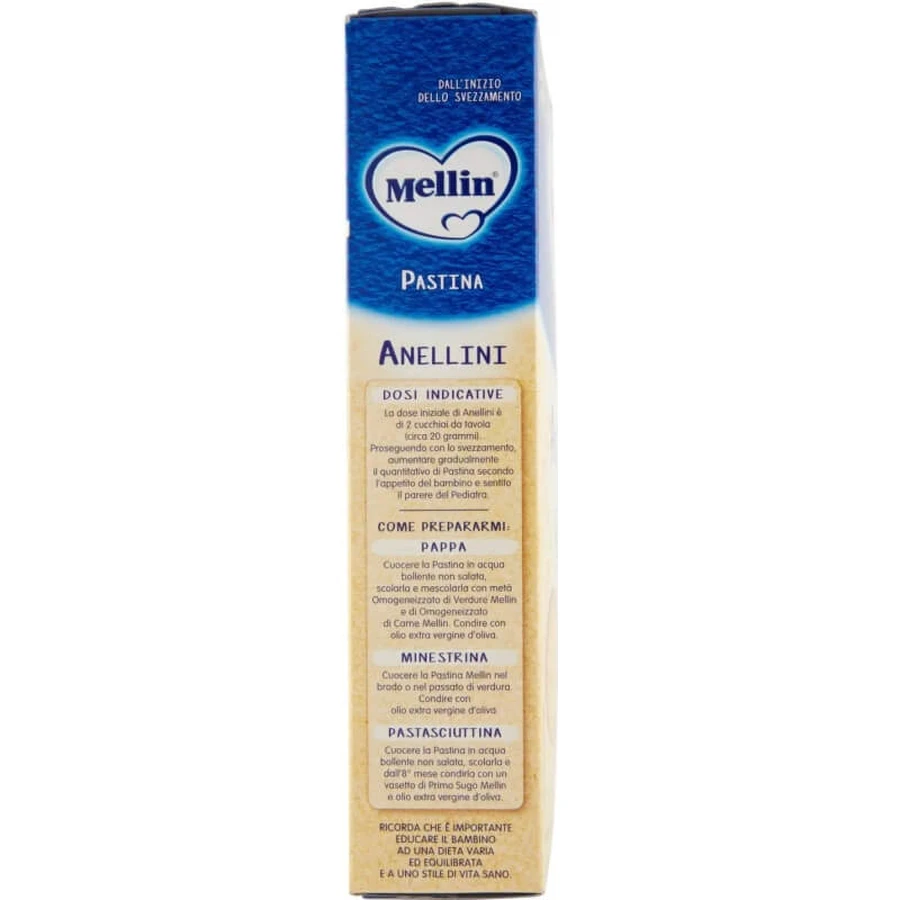 Makaron Anellini dla dzieci marki Mellin, 320 g: ceny i cechy