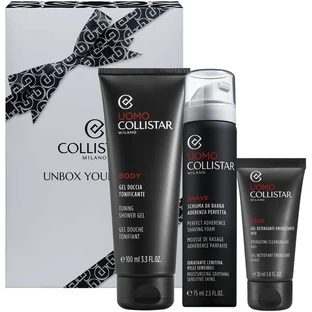 Coffret cadeau Collistar pour homme avec gel douche tonifiant - Routine quotidienne pour homme