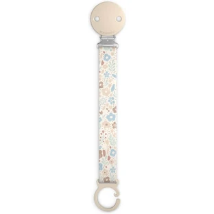 Suavinex Wonder - Attache-tétine en tissu imprimé Liberty beige