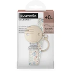 Suavinex Wonder - Attache-tétine en tissu imprimé Liberty beige