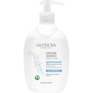 Jabón líquido antibacteriano y desinfectante para manos y rostro Glenova, 500 ml