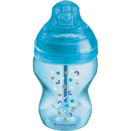 Tommee Tippee Advanced Anti-Colic - 260 ml Bottle - Blue Elephant