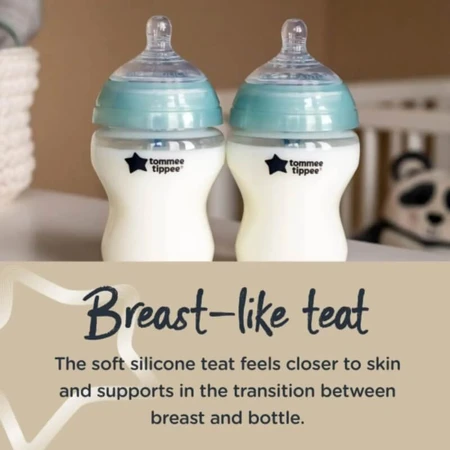 Tommee Tippee Advanced Anti-Colic - 260 ml Bottle - Blue Elephant