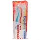 Pepsodent Easy Clean Action 123 - Set van 3 tandenborstels met middelharde borstelharen en ingebouwde tongreiniger