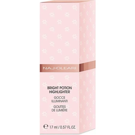 Iluminador Naj Oleari Bright Potion - Gotas iluminadoras para el rostro - N.º 1 Rose Quartz