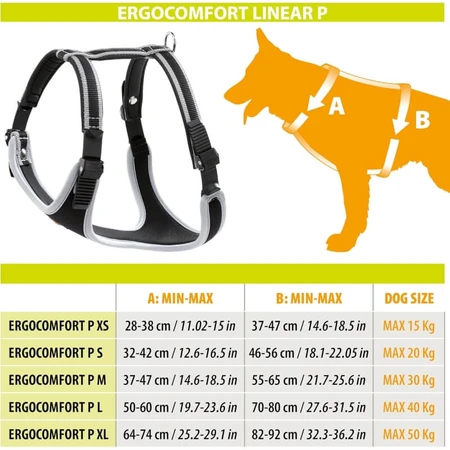 Ferplast Ergocomfort P Small Gray - Ergonomic Harness