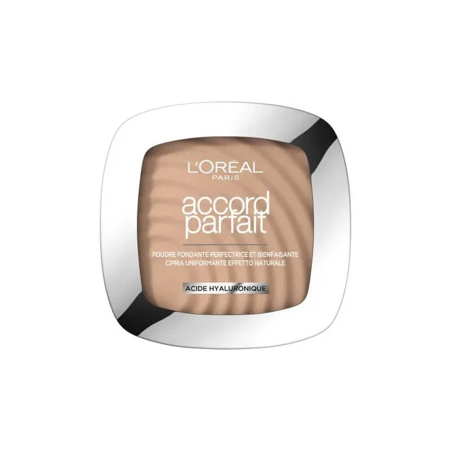 L'Oréal Paris Accord Parfait - Polvos alisadores de aspecto natural n.º 4N Beige