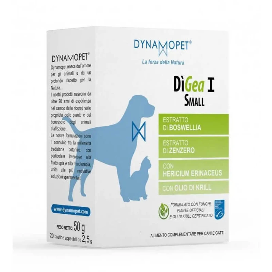 Dynamopet Digea i small 20 pouches - supplemental food for dogs and cats
