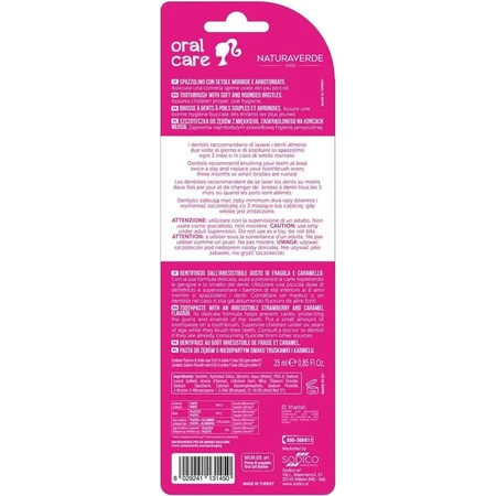 Barbie-Zahnpflegeset – Zahnbürste + Zahnpasta