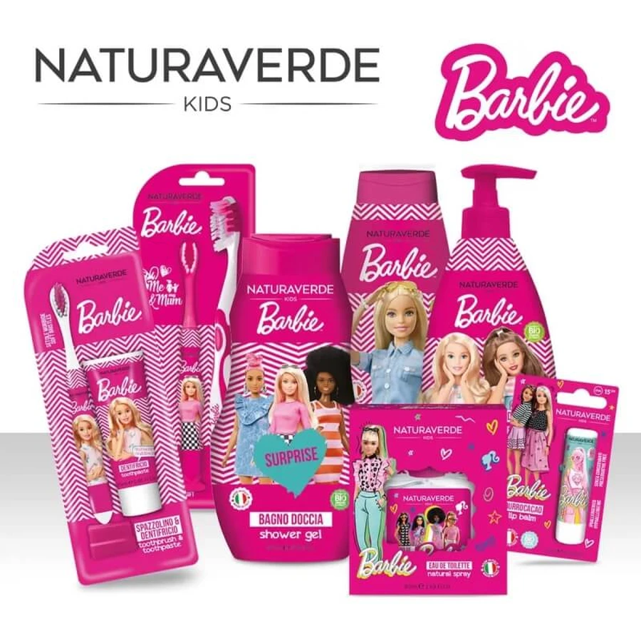 Barbie-Zahnpflegeset – Zahnbürste + Zahnpasta