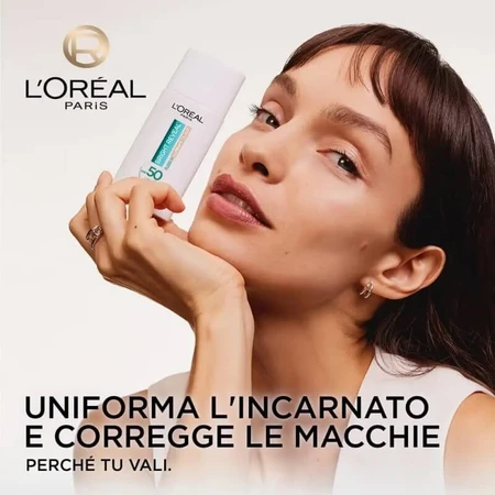 L'Oréal Paris Bright Reveal SPF 50 - Fluido UV iluminador con ligero tono, 50 ml
