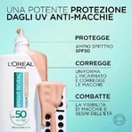 L'Oréal Paris Bright Reveal SPF 50 - Fluido UV iluminador con ligero tono, 50 ml