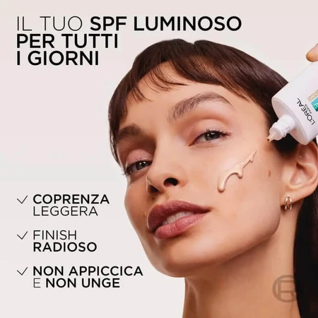 L'Oréal Paris Bright Reveal SPF 50 - Fluido UV iluminador con ligero tono, 50 ml