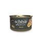 Schesir After Dark Hähnchenstreifen in Hühnerbrühe – Alleinfuttermittel für ausgewachsene Katzen, 80 g