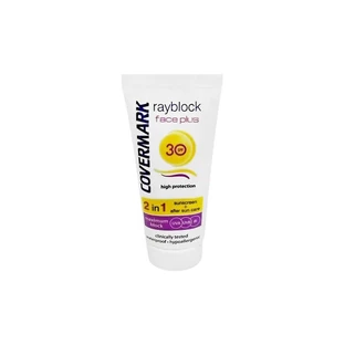 Covermark Rayblock Face Plus Tinted Face Sunscreen SPF 30, High Protection, 50 ml - Light Beige