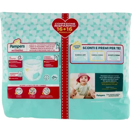 Pampers Baby Dry Extra Large Pants - 32 diapers, size 6 (15+ kg)