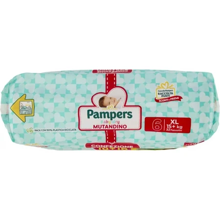 Pampers Baby Dry Extra Large Pants - 32 diapers, size 6 (15+ kg)