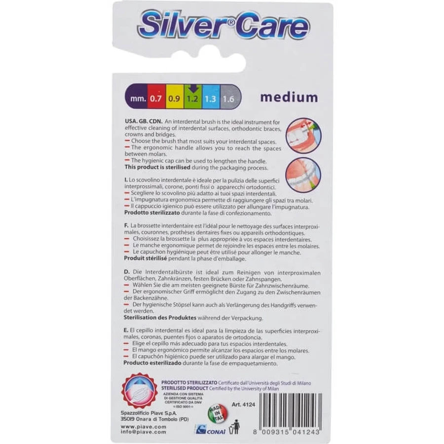 Silver Care Interdentalbürsten (mittel), 6er-Pack