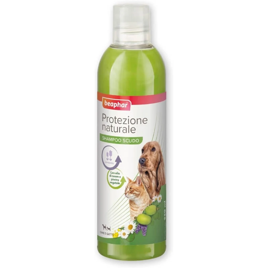 Beaphar Natural Protection - Shampooing Shield pour chiens et chats, 250 ml