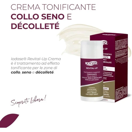 Iodase Revital-up – Straffende Pflegecreme für Hals, Brust und Dekolleté, 100 ml