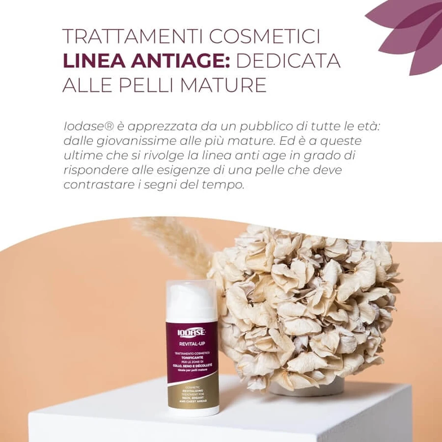 Iodase Revital-up – Straffende Pflegecreme für Hals, Brust und Dekolleté, 100 ml