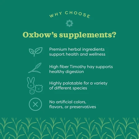 Oxbow Natural Science Joint Support - Complément alimentaire pour les articulations des petits animaux, 120 g