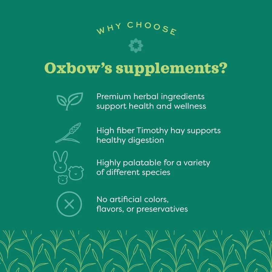 Oxbow Natural Science Joint Support - Complément alimentaire pour les articulations des petits animaux, 120 g