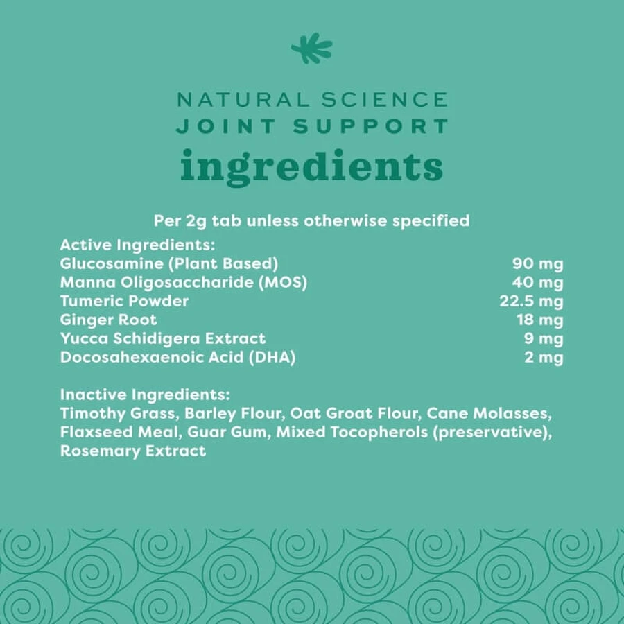 Oxbow Natural Science Joint Support - Complément alimentaire pour les articulations des petits animaux, 120 g