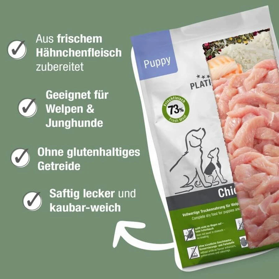 Platinum Puppy mit Huhn – Trockenfutter für Welpen, 5 kg