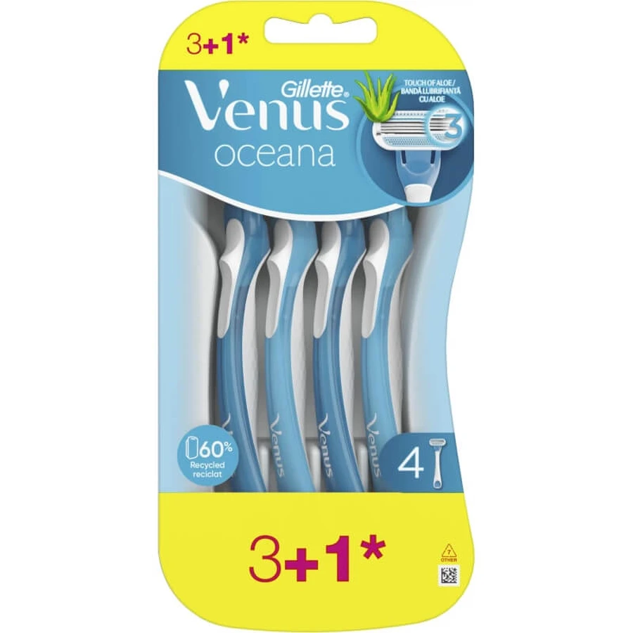 Gillette Venus Oceana – 4 Einwegrasierer