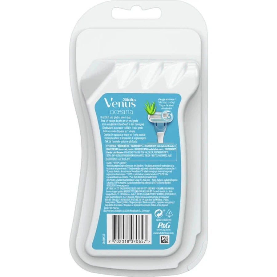 Gillette Venus Oceana – 4 Einwegrasierer