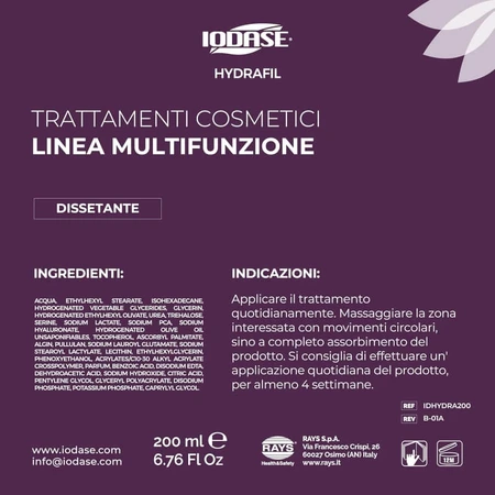 Iodase Hydrafil cremă NMF – tratament hidratant pentru tenul uscat și deshidratat, 200 ml