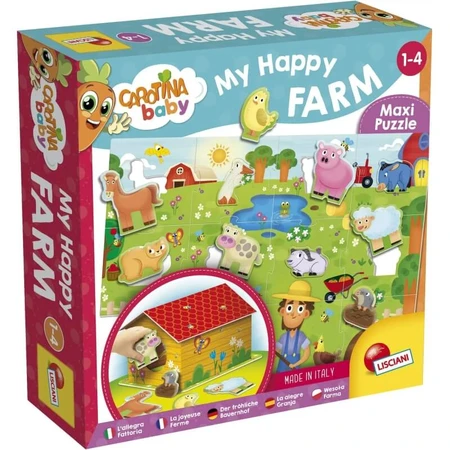 Lisciani Carotina Baby Logic 3D My Happy Farm - Puzzel
