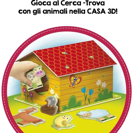 Lisciani Carotina Baby Logic 3D My Happy Farm - Puzzel