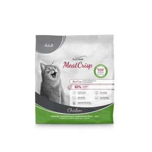 Platinum Meatcrisp Adult Chicken – Alleinfuttermittel für ausgewachsene Katzen, 400 g