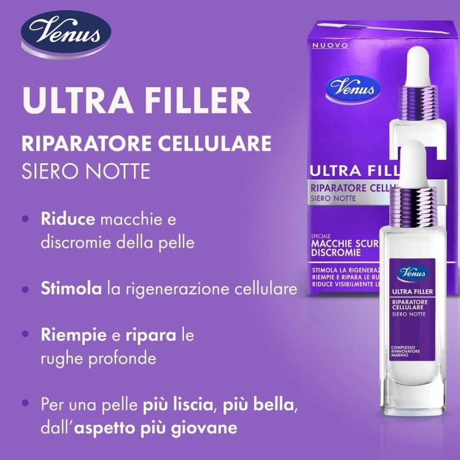 Venus Ultrafiller Cell Repair – Nacht-Serum 30 ml