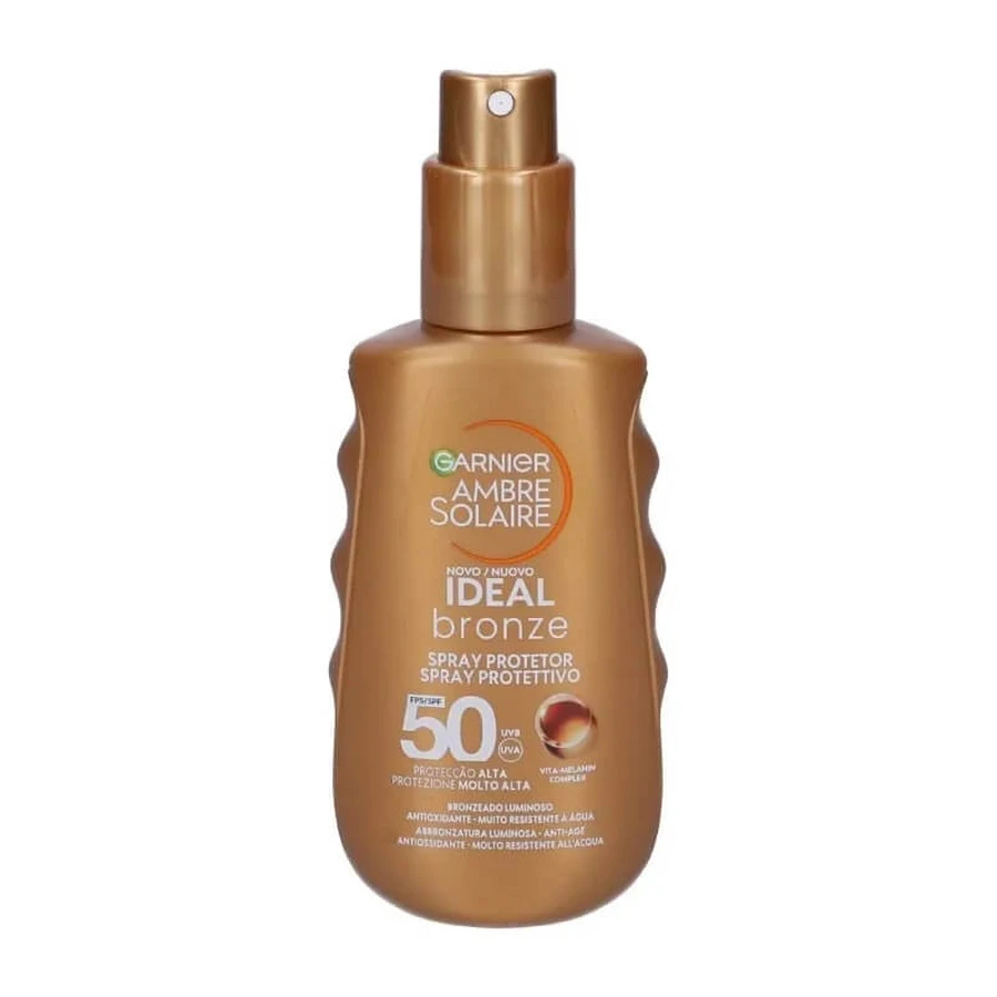Garnier Sonnenschutzspray LSF 50, Ambre Solaire Ideal Bronze, Hoher Schutz, 150 ml