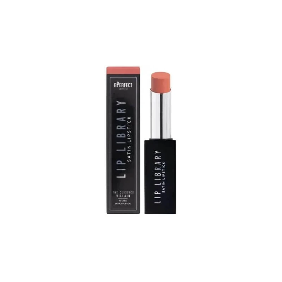Bperfect Lip Library Satin Lipstick - Satin Lipstick - Villain