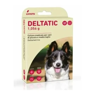 Virbac Deltatic - Collar antiparasitario para la prevención de la leishmaniasis en perros pequeños y medianos (5–25 kg), 60 cm